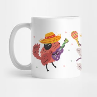 Cinco de Mayo Chinchillas Mug